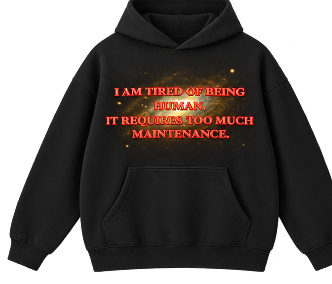 Essential Oversized Boxy Fit Fleece Hoodie