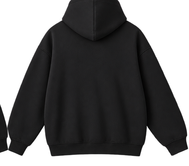 Essential Oversized Boxy Fit Fleece Hoodie