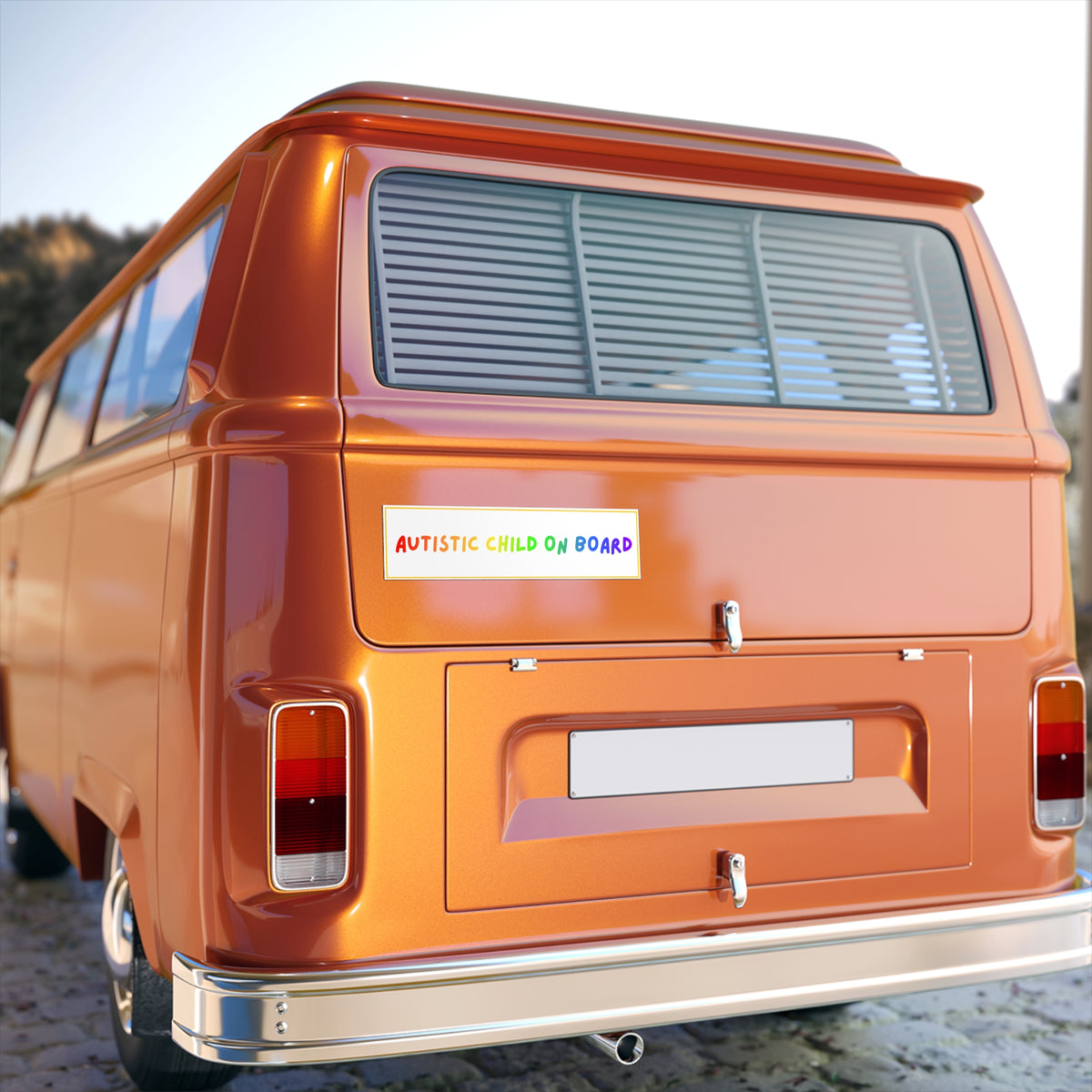 Autistic Child On Board - Bumper Sticker