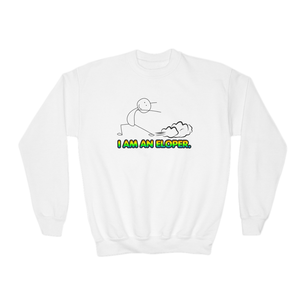 I Am An Eloper - Kids Crew Neck