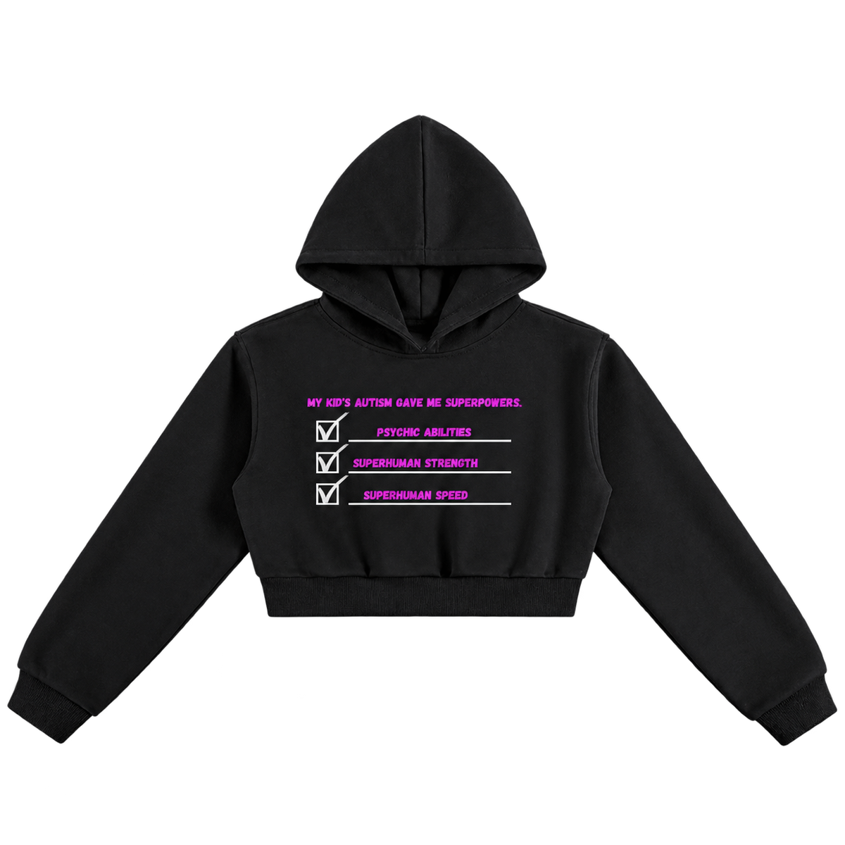 Essential Cropped Hoodie